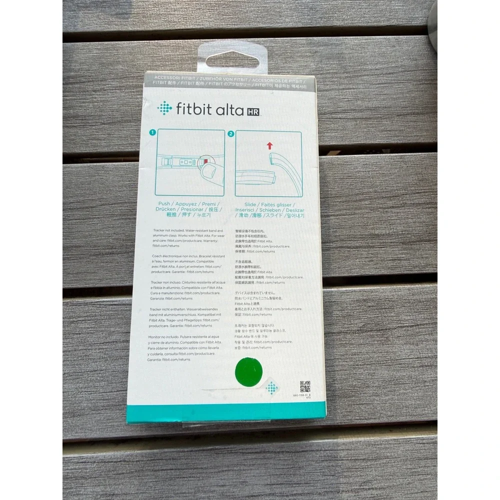 Genuine Fitbit Alta & Alta HR Classic Accessory Band Gray small new